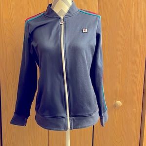 Large Fila track jacket womens
